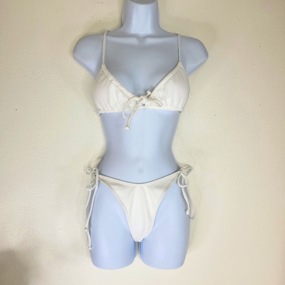 Zaful Elegant White Bikini Set
